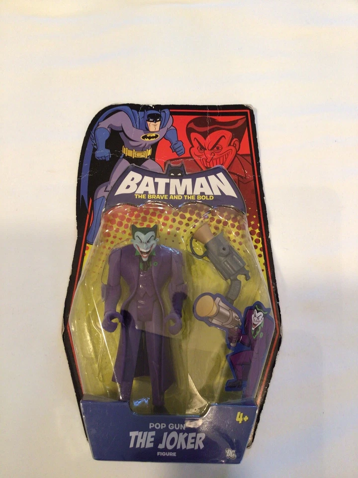 2009 Mattel Batman The Brave & The Bold Pop Gun The Joker Action Figure