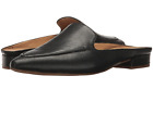 FRANCO SARTO Women's Sabella Pointed Toe Flat Mules Black Leather US Size 6, 7.5