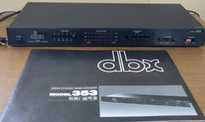 DBX Model 353 3-band dynamic range expander AC 100V Black Used Audio Equipment - Picture 1 of 10