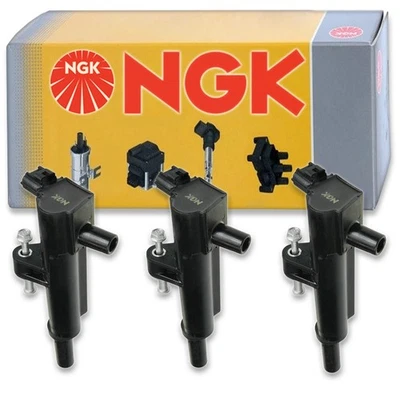 Bobina de encendido NGK de 3 piezas para Dodge Dakota 2009-2010 3,7 L V6 - Sintonización de bujía en excelente estado Foto 1 de 4