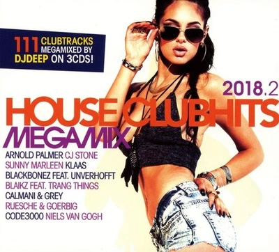 HOUSE CLUBHITS MEGAMIX 2018.2. 3 CD-Box mit 111 Tacks mixed by DJ Deep - Bild 1 von 2