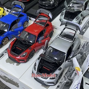 MINICHAMPS 1:18 Porsche Cayman GT4 RS Spyder Alloy Open Model Car Diecast Gifts - Imagen 1 de 18