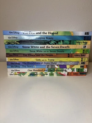 Lot of 11 Walt Disney Oversize Hardcover Books Gallery Twin Mouse Works Classic - Image 1 of 4