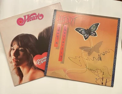 HEART LOT OF 2 LPS - DREAMBOAT ANNIE 1976/DOG & BUTTERFLY 1978- VG+/EX Foto 1 de 4
