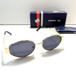 Kimorn Fashion Sonnenbrille Metall oval getönt Outdoor Brille 2281 Größe: 58-20-138 - Bild 1 von 10