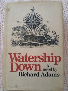WATERSHIP DOWN-Richard Adams-HC 1st Amer Ed 1972 Macmillan DJ Copyright 1974 - Picture 1 of 9