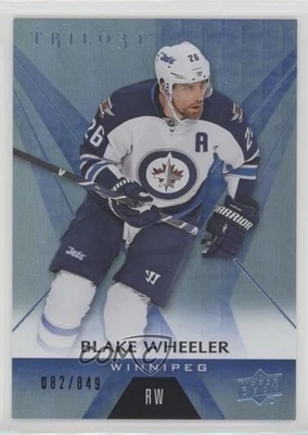 2016-17 Upper Deck Trilogy Blue /849 Blake Wheeler #43 - Image 1 of 2