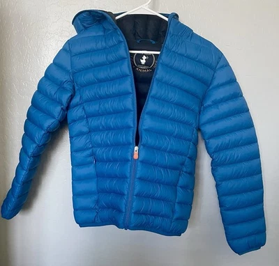 Boys Puffer jacket Save The Duck  Donny Jacket Hooded youth Size 14 New - Image 1 of 4