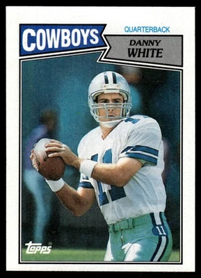 1987 Topps Danny White Dallas Cowboys #261 - Image 1 of 2