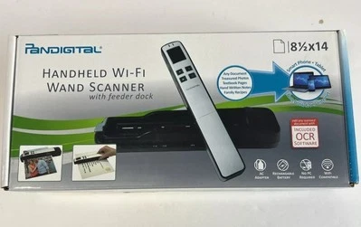 New Pandigital Handheld Wifi Wand Scanner with Feeder Dock Purple S8X1103 GB21 - Image 1 of 3