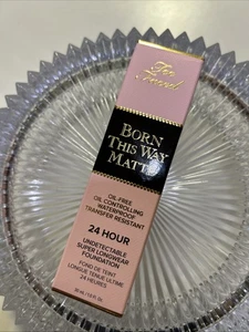 Too Faced Tiramisu Born This Way Matte 24 Hour Foundation 1 oz  - Picture 1 of 2