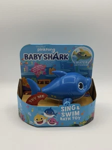 Nuovo Baby Shark Sing & Swim Blue Mommy che canta bagno acqua giocattolo Robo Alive RARO - Foto 1 di 2