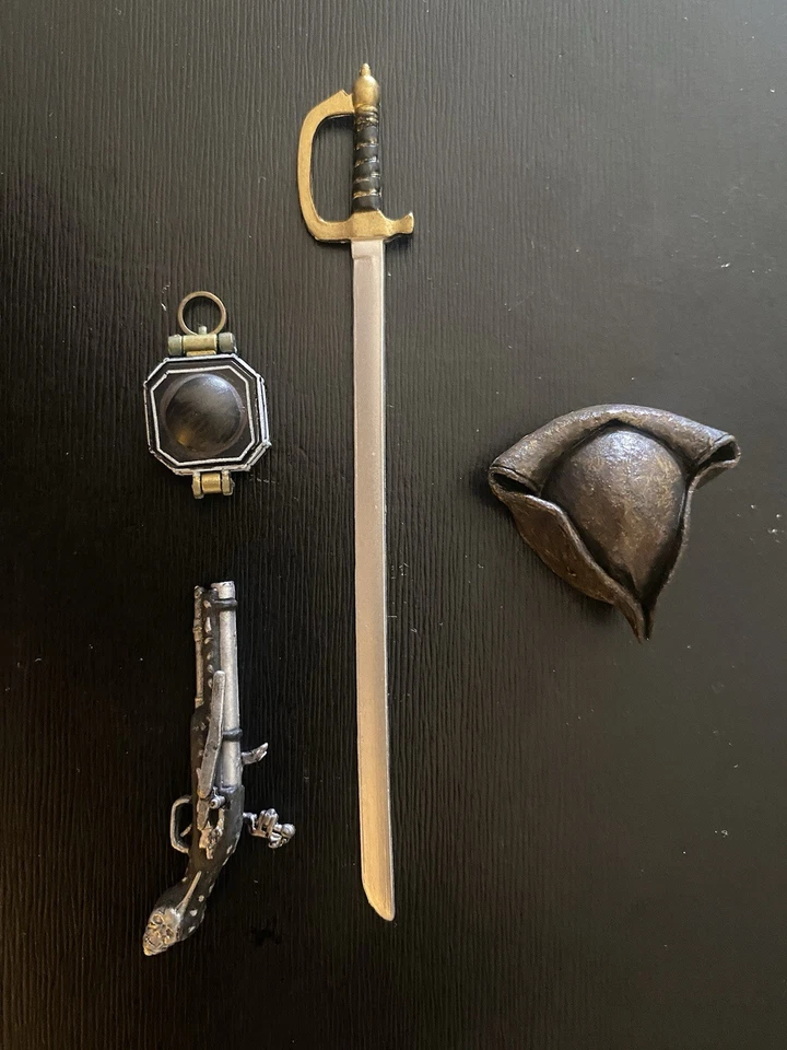 Neca Piratas del Caribe 7” Lote de armas Figura Pistolas Espadas (C) Foto 1 de 1