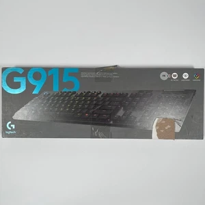 Logitech G915 LIGHTSPEED RGB Mechanical Gaming Keyboard, Low Profile Switches - Afbeelding 1 van 8