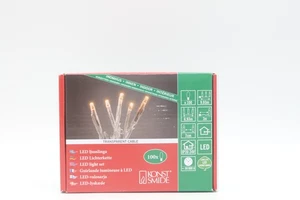 Micro LED Lichterkette 100er bernstein / transparent ein Strang innen 6354-823 - Bild 1 von 4