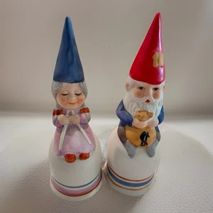 Vintage Porzellan David der Wichtel & Frau Lisa Bells Geldbeutel MSR Imports 1979 - Bild 1 von 5