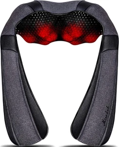 Shiatsu Neck & Back Massager with Heat - Deep Tissue Neck, Back & Shoulder Pain - Picture 1 of 9