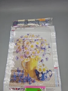Diamond Art Kits for Adults - Flowers Vase Diamond Painting A677 DIY 5D 30x40 - Picture 1 of 4