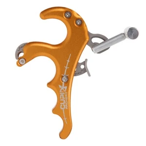 Release Aids 4 Finger Trigger Grip Caliper Thumb Archery Compound Bow Hunting - Picture 1 of 8