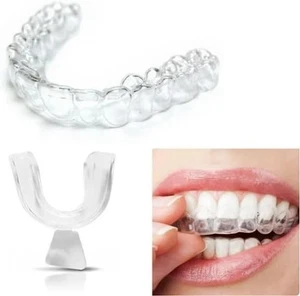 4Pcs Silicone Night Guard for Teeth Grinding & Bruxism Custom Fit - Picture 1 of 4
