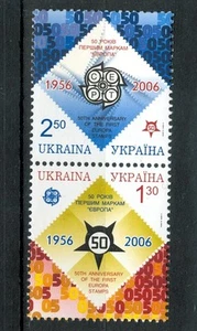 STAMP ON STAMP - UKRAINE 2006 50th CEPT Stamps set A - Imagen 1 de 1