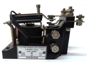 WESTINGHOUSE AUXILIARY RELAY, 220336, TYPE SG, STYLE 1205616-C - Picture 1 of 8