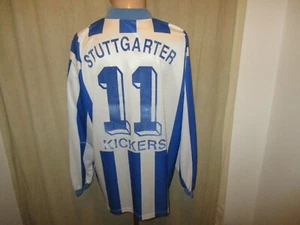 Stuttgarter Kickers erbacher Langarm Matchworn Trikot 1994/95 + Nr.11 Gr.XL - Bild 1 von 6