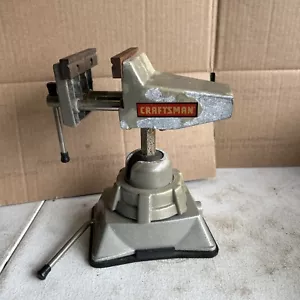 Craftsman Vise Multi Angle Suction Cup Vacuum Base Vice Grip Vintage - Picture 1 of 7