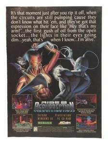 Cartel de revista publicitaria impresa RISE 2 Resurrection arte de juegos vintage 1996 - Imagen 1 de 1