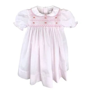 Petit Ami Pink Dot Smocked Dress  4T - Picture 1 of 1