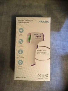NEW - AiQURA Infrared non-contact Forehead Thermometer Digital. Model AD801 -  - Picture 1 of 6