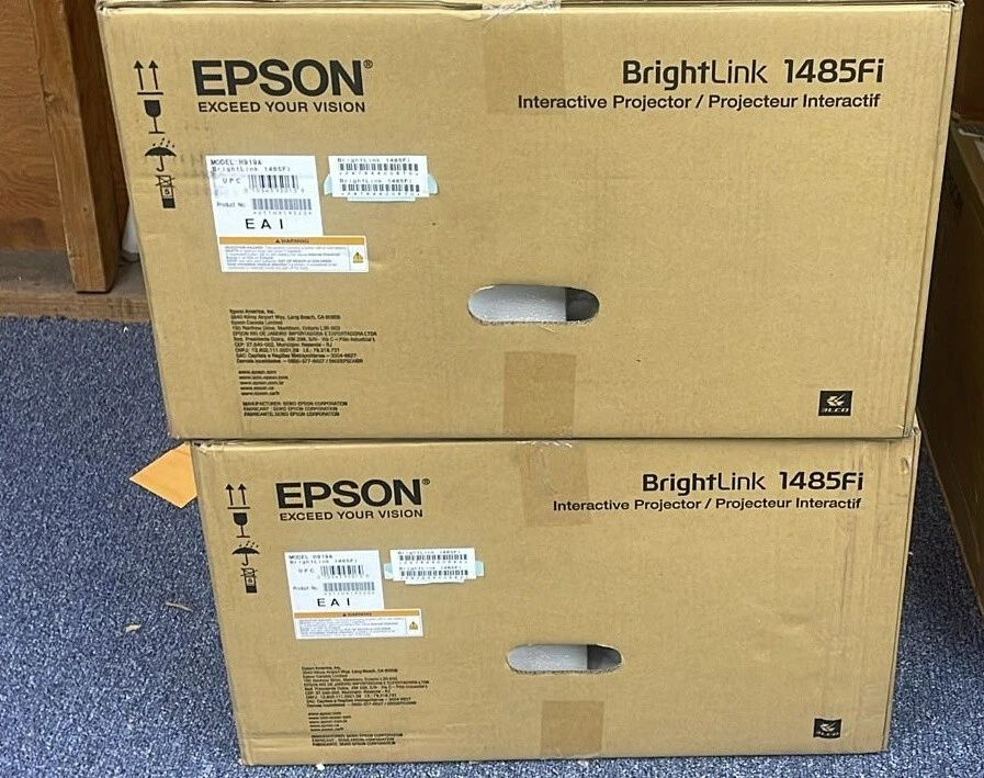 Epson BrightLink 1485Fi Interactive Projector, White - V11H919520