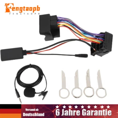 Bluetooth Aux-In Audio Kabelbaum Adapter Für Ford 5000 6000 CD Sony C214 Radio - Bild 1 von 4