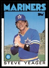 1986 Topps Traded Steve Yeager Baseball Cards #130T