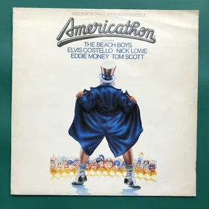 Beach Boys Elvis Costello AMERICATHON Rock Soundtrack LP Jay Leno Meat Loaf VG - Picture 1 of 12