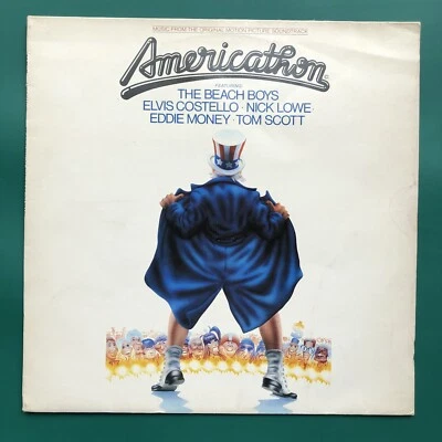 Beach Boys Elvis Costello AMERICATHON Rock Soundtrack LP Jay Leno Meat Loaf VG - Image 1 of 4