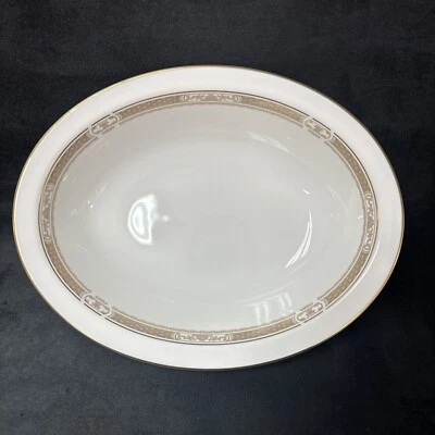 Cuenco de verduras ovalado Royal Doulton VERMONT 10 3/4 pulgadas ~ Inglaterra Foto 1 de 4