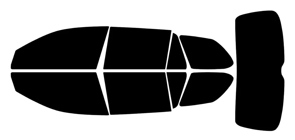 Kit de película de cerámica nano precortada de tinte de ventana para Volkswagen Golf Wagon 2010-2014 Foto 1 de 4