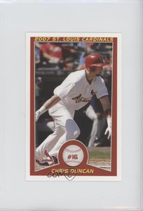 2007 St Louis Cardinals Police Chris Duncan #16