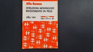 MONTAGEANLEITUNG LEDERBEZUG ALFA ROMEO 164 10/89 - Bild 1 von 2