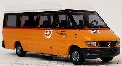 Busch NEW HO 1/87 Scale Mercedes Benz Sprinter Bus Marked For Swiss Post - Image 1 of 4
