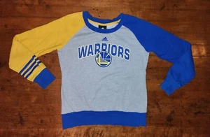 Golden State Warriors Adidas Sweater Girls Youth Medium 10/12 - Picture 1 of 5