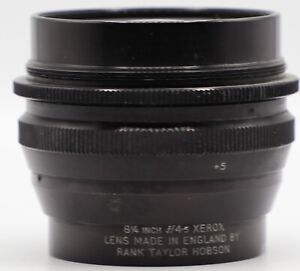 RANK TAYLOR HOBSON Objektiv Lens XEROX 8 1/4 f= 4,5 mit 66mm Gewinde
