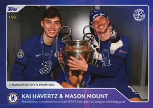 ➠ Topps Champions League 30 Seasons #55 Kai Havertz & Mason Mount - Parallel /99 - Bild 1 von 2