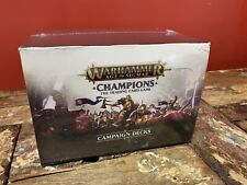 warhammer age of sigmar champions campaign decks x8 SEALED games workshop cards