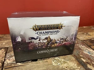 warhammer age of sigmar champions campaign decks x8 SEALED games workshop cards - Picture 1 of 3