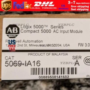 1PC AB 5069-IA16 5069 CompactLogix Compact I/O 16-Ch 120/240VAC Input - Foto 1 di 4