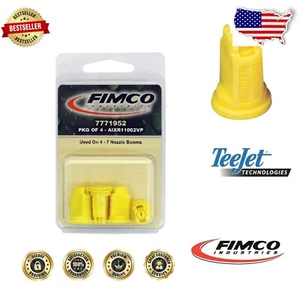 Pack of 4 Poly Nozzles - 0.2 GPM Boom Sprayer Tips with Air Induction Technology - Picture 1 of 6
