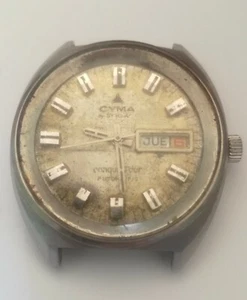 Orologio automatico doppio quadrante Cyma by synchn Conqueror in funzione - Foto 1 di 6