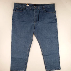 LEE Mens Denim Blue Jeans Pants Size 52x30 Regular Straight Fit NWT - Picture 1 of 20